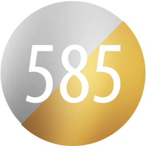 Kamienie: Dwukolorowe zloto 585
