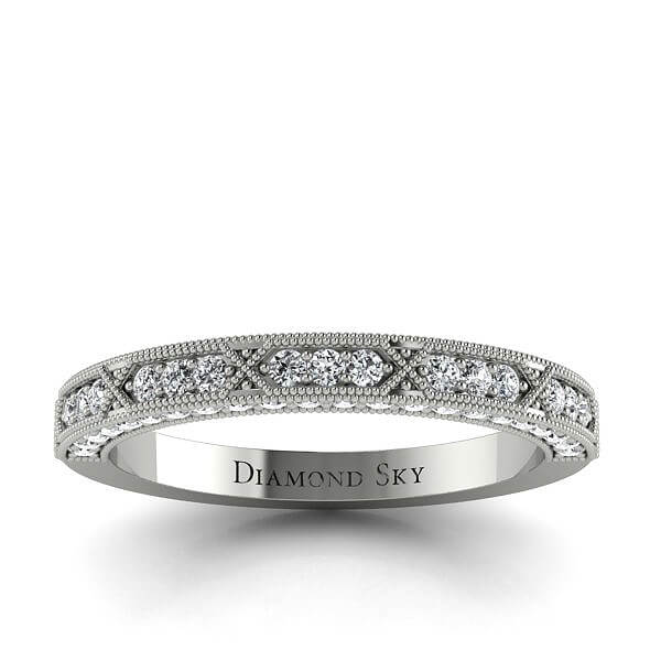 Diamondsky-n027bb050si1h Piękno detali - Pierścionek Diamond Sky z białego złota z diamentami