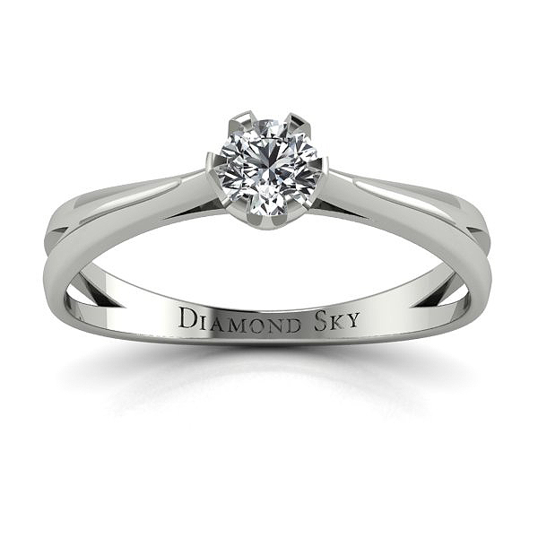 Diamondsky-n092bb020si1h Zaręczynowa klasyka - Pierścionek Diamond Sky, białe złoto, diament