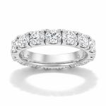Blask piękna - Obrączka ślubna Diamond Sky, białe złoto, diamenty Si1